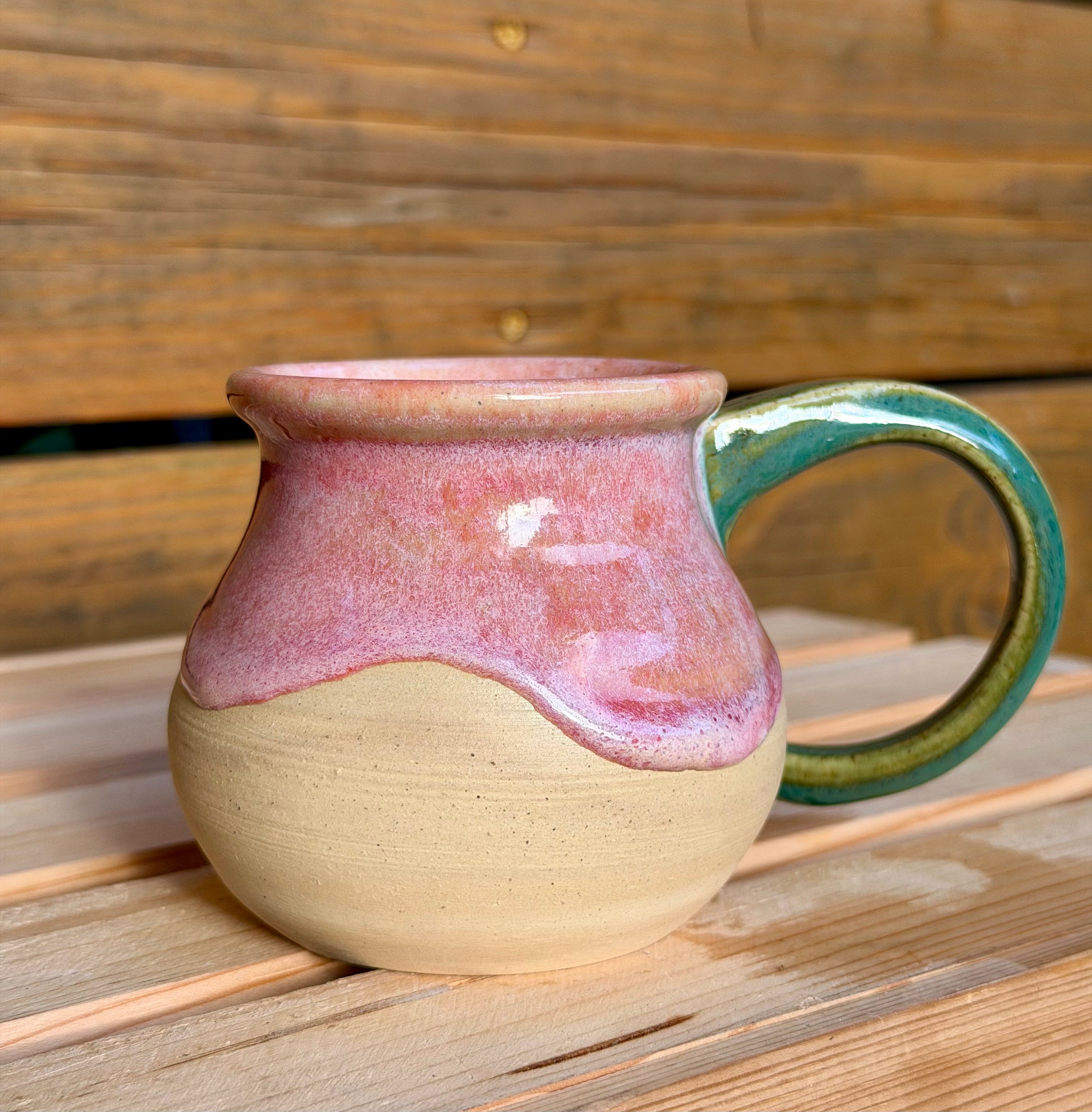 Bleeding Heart Mug MEDIUM - Two Flowers