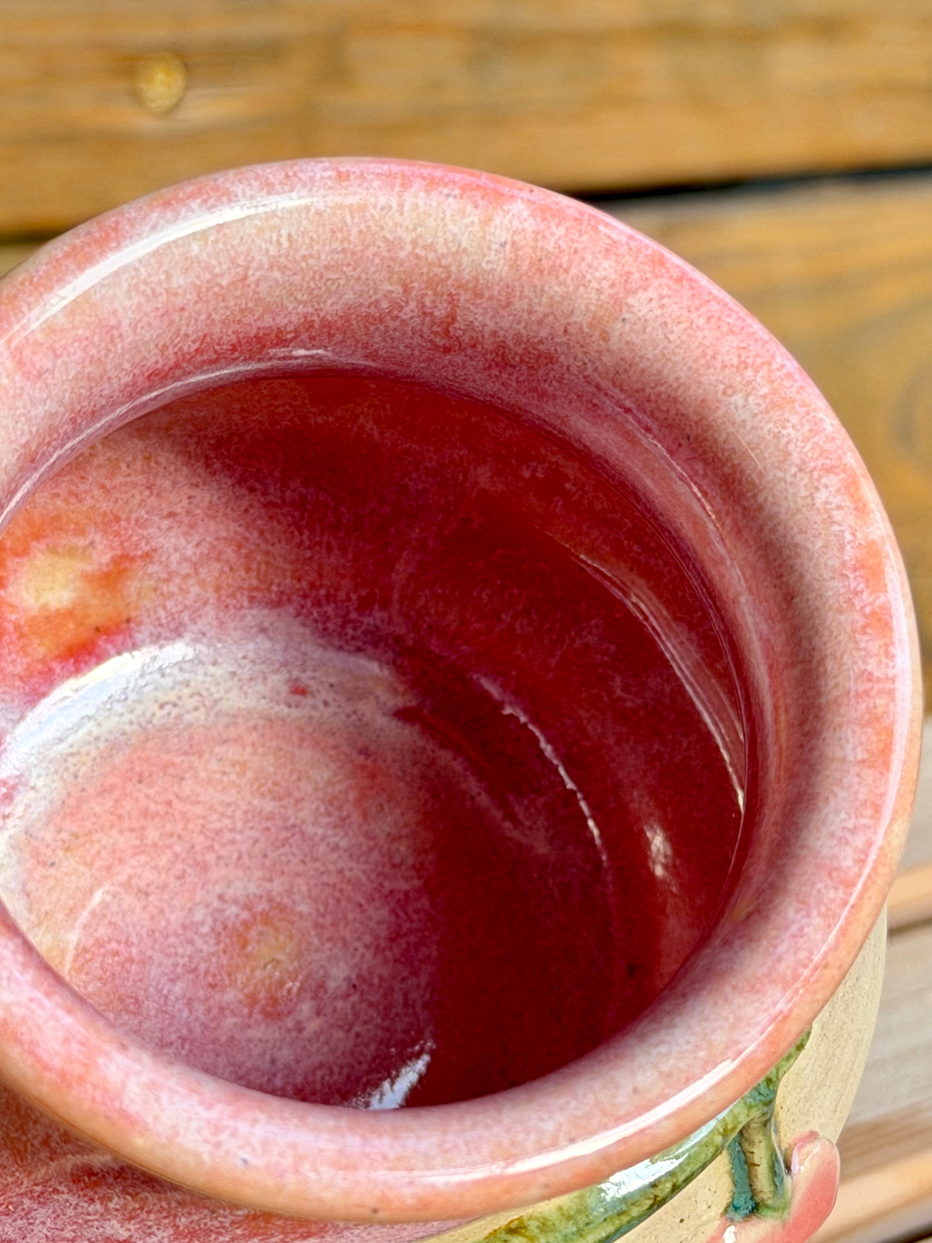 Bleeding Heart Mug MEDIUM - Two Flowers