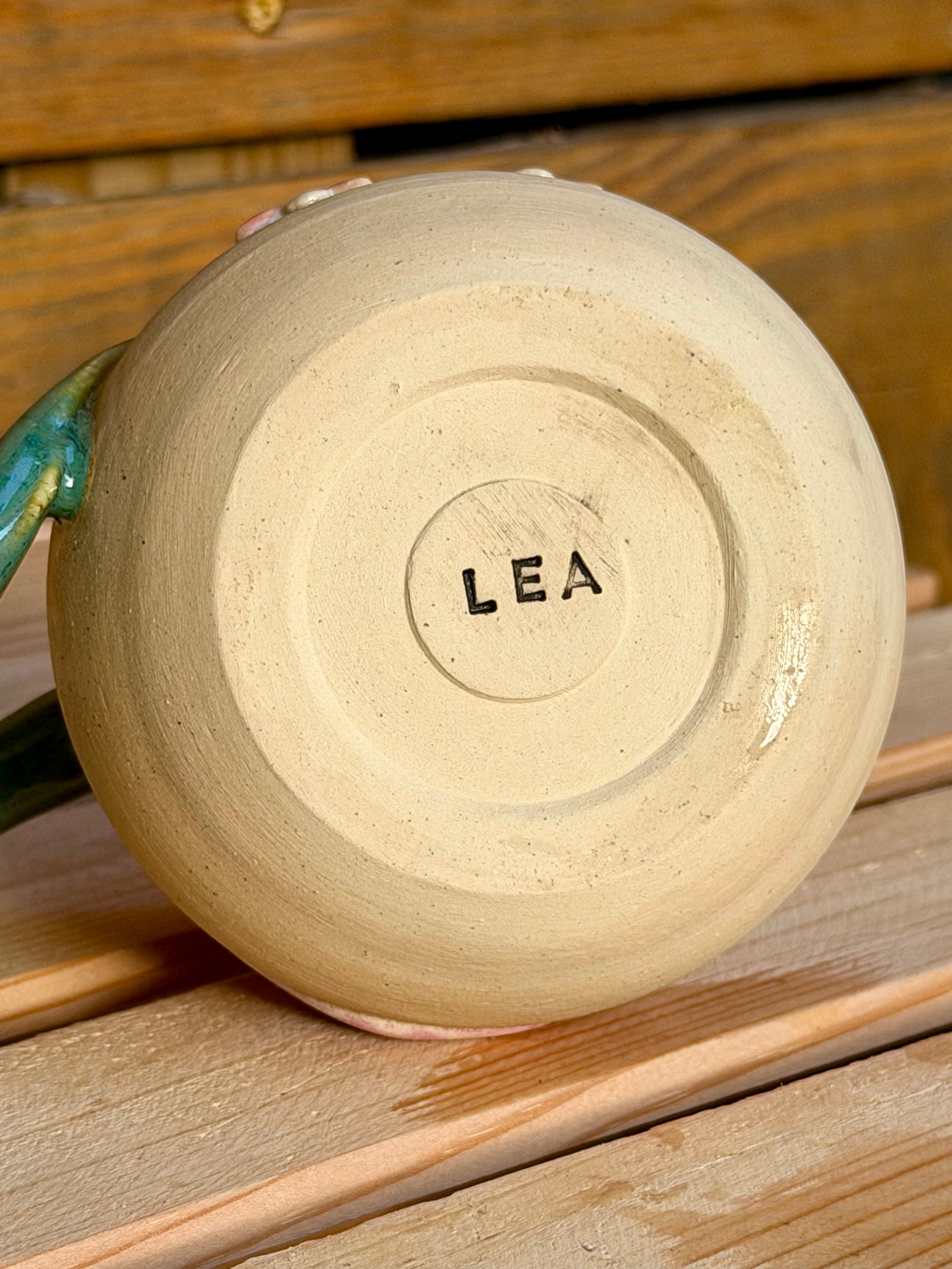 Bleeding Heart Mug MEDIUM - Two Flowers