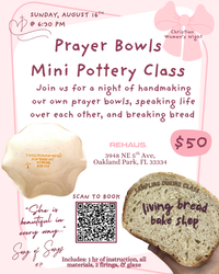 Women's MINI CLASS Prayer Bowl - Sunday August 16th @ 6:30pm